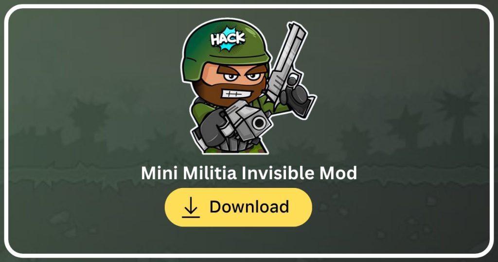 Mini Militia Invisible Mod